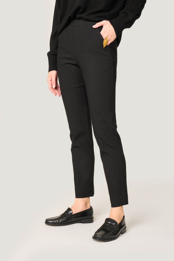 Leggings straight fantasia geometrica