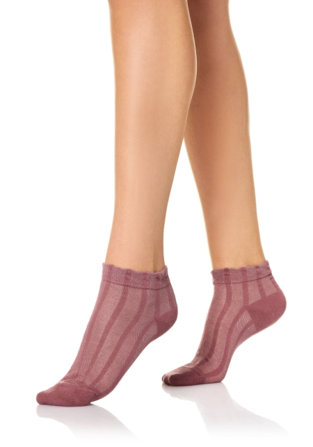 Mini Calzino Jacquard Rigato